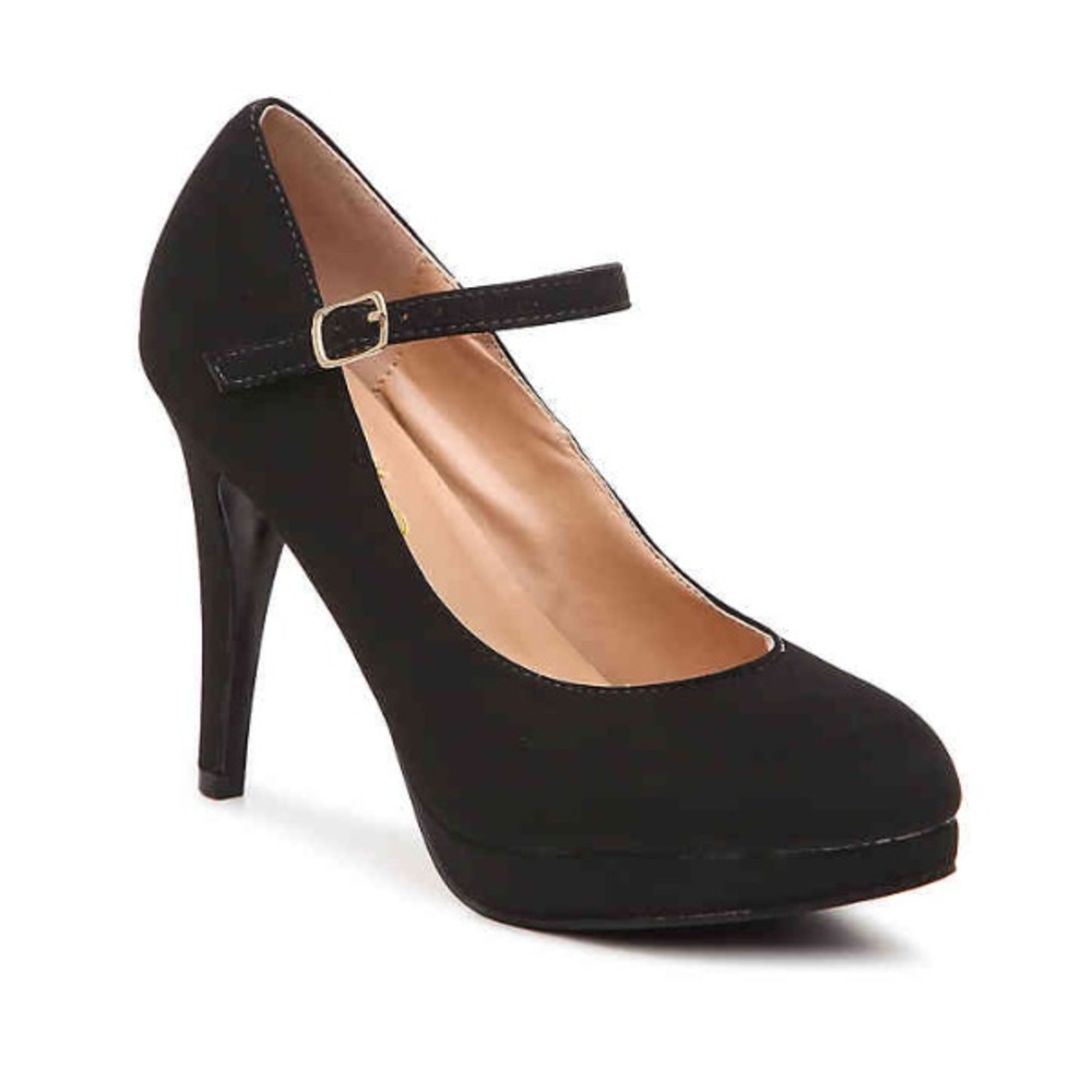 Black Mary Jane stilettos